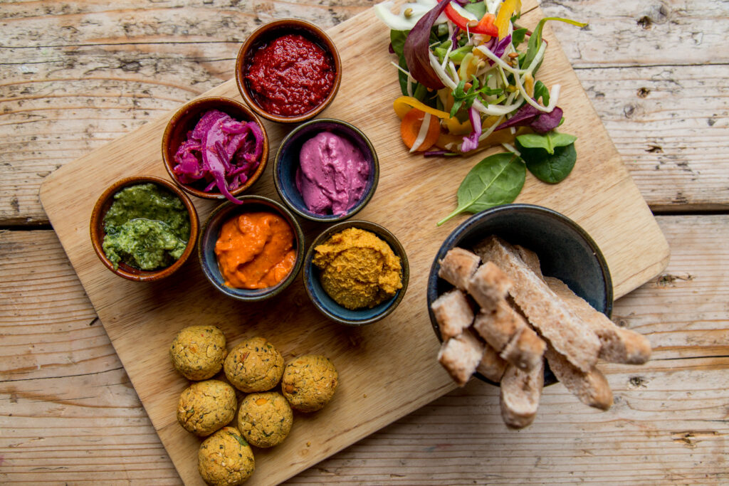 David and Stephen's Trio of Hummus - Veg Power