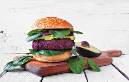 black bean burger